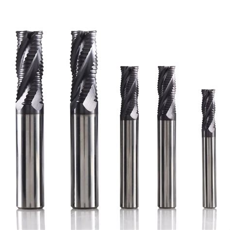 ZCC.CT roughing end mill GM 4W solid tungsten carbide 4 flutes cnc ...