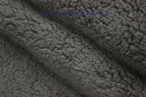 Washable Sherpa fleece Fabric Sherpa Lining Fabric Customized Color