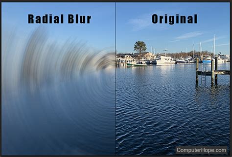 What is Photoshop Radial Blur?