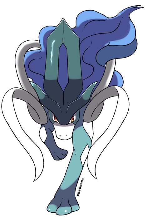 Shiny Suicune (UPDATED) by Phatmon on DeviantArt