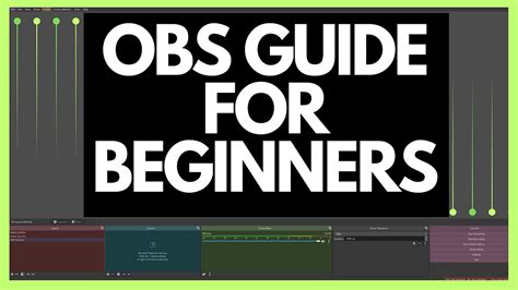 OBS Guide for Beginners