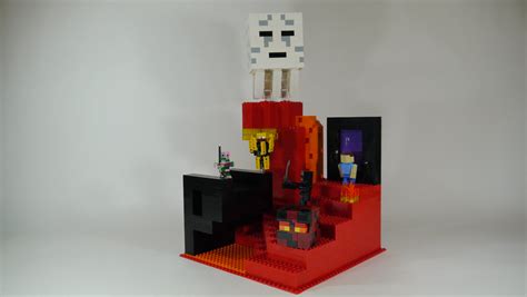 LEGO Minecraft Nether | Custom Display | Watch the video: ww… | Flickr