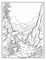 200  Mountain Coloring Pages For Kids & Adults Free Printable PDFs sketch template