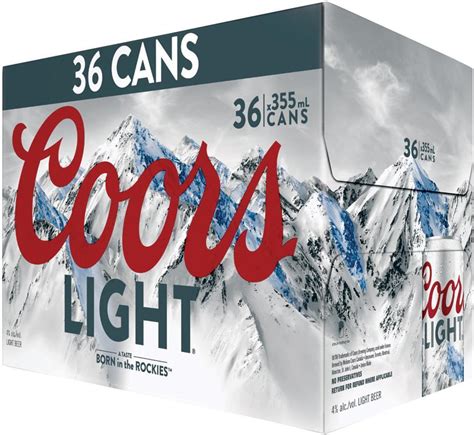 Coors Light 36 Cans > Beer > Parkside Liquor Beer & Wine