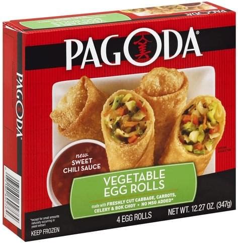 Pagoda Vegetable Egg Rolls - 4 ea, Nutrition Information | Innit