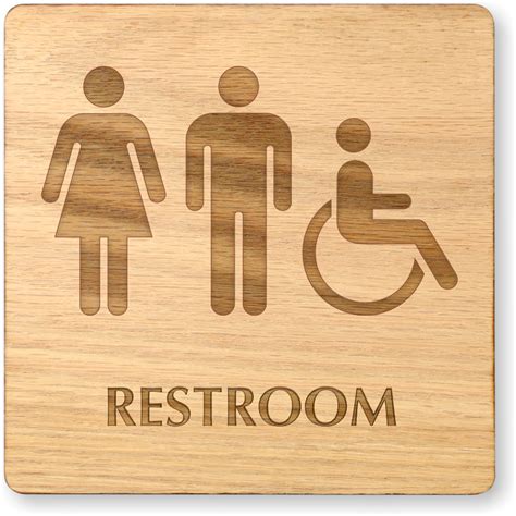 Bathroom Signs Png - Free Logo Image