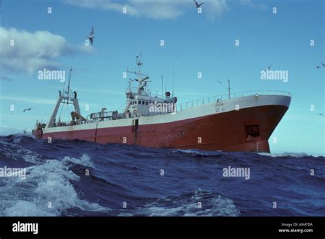 Commercial Fishing Trawler in rough sea Iceland Stock Photo: 2283481 - Alamy