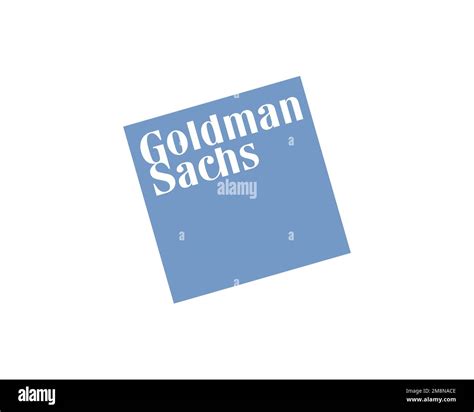 Goldman Sachs, rotated logo, white background Stock Photo - Alamy