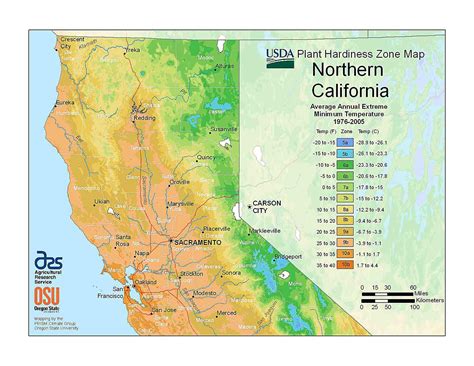 State Maps of USDA Plant Hardiness Zones