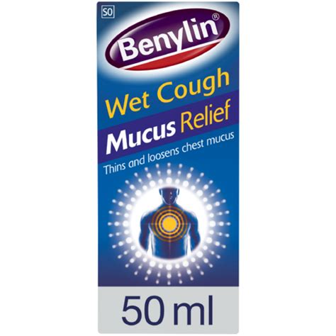 Wet Cough Syrup Mucus Relief 50ml