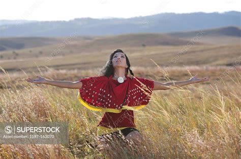 Junal Gerlach, Standing Rock Sioux tribe, Black Hills, South Dakota, USA, United States, America ...