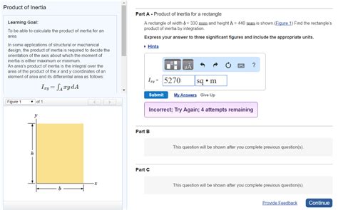 Solved Product of Inertia Part A Product of inertia for a | Chegg.com