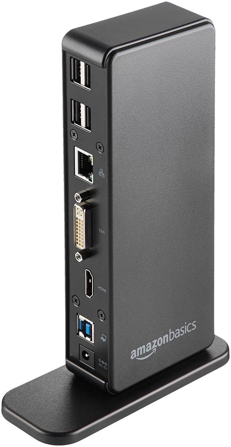 AmazonBasics USB 3.0 Universal Laptop Dual Monitor Docking Station: Amazon.ca: Computers & Tablets