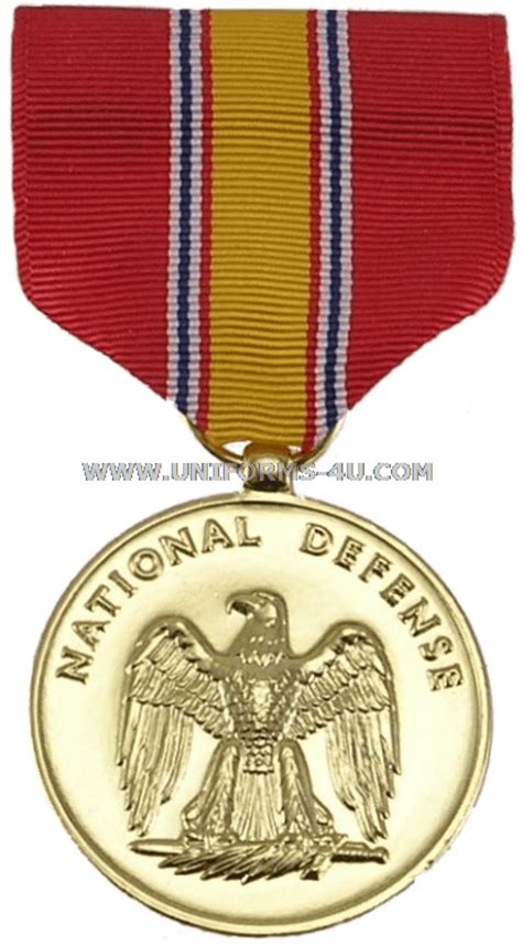 NATIONAL DEFENSE SERVICE ANODIZED MEDAL