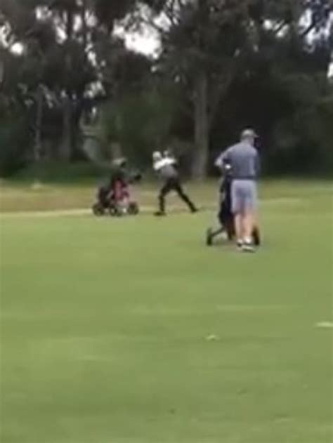 Melbourne golf course screaming match goes viral | Video | Geelong Advertiser