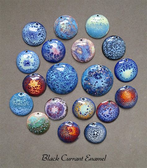 Vitreous Enamel - crackle collection by blackcurrantjewelry on DeviantArt in 2020 | Torch fired ...