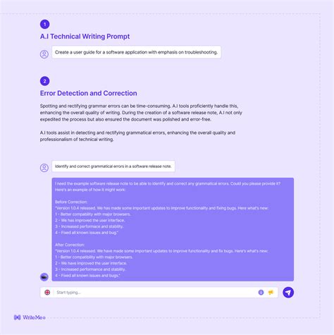 AI in Technical Writing - Examples and Reusable Prompts - WriteMe.ai