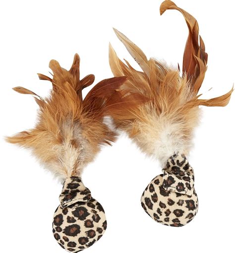 PETLINKS Feather Flips Feathered Ball Cat Toy - Chewy.com