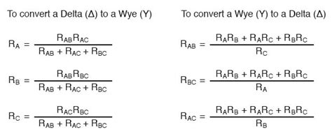 Conversions Δ-Y et Y-Δ | Analyse des réseaux en courant continu ...