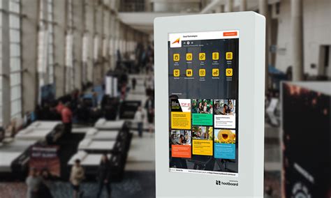 Interactive Touch Screen Kiosk for a Trade Show Booth