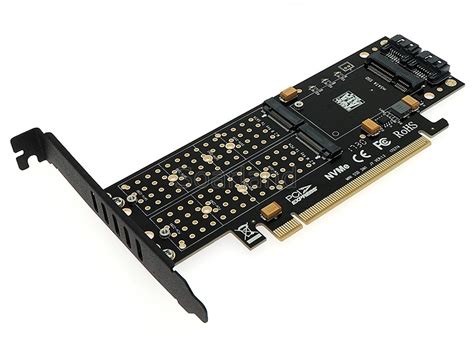 SLPE1243 PCIe M.2 mSATA Combo Card