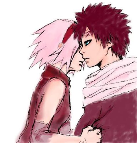 gaara and sakura | Gaara, Sakura, Naruto fan art