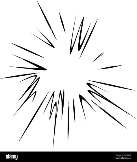 vector comic book explosion isolated on white background. manga boom ...