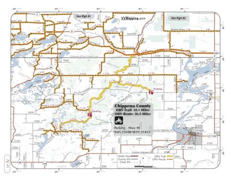 Chippewa County ORV Trail Information - VVMapping.com