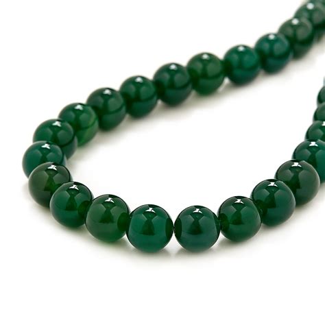 Green Onyx Necklace created using green onyx gemstones and sterling silver from Kluster Happy ...