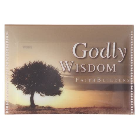 Godly Wisdom Faithbuilders