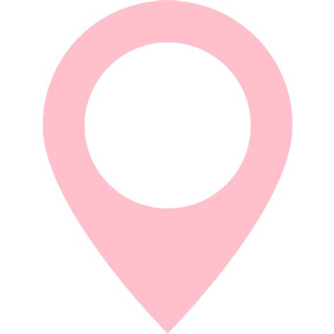 Pink map marker 2 icon - Free pink map icons