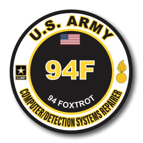 US Army 94F Computer/Detection Systems Repairer MOS Decal