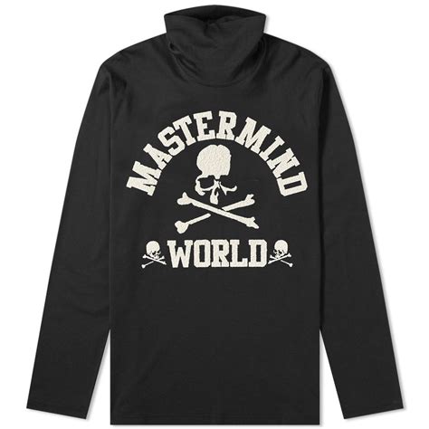 Mastermind Japan Mastermind World 3d Print Logo Turtleneck In Black | ModeSens | Print logo ...