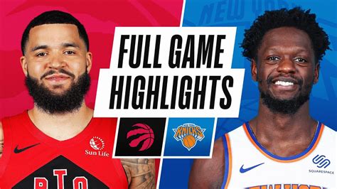 RAPTORS at KNICKS | FULL GAME HIGHLIGHTS | April 24, 2021 - YouTube