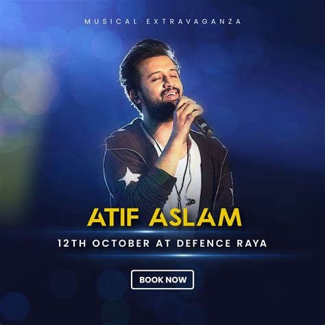 Atif Aslam Live Concert Lahore 2023, Online Tickets Booking