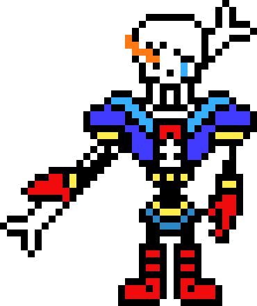 Disbelief papyrus overworld PHASE 1 | Pixel Art Maker