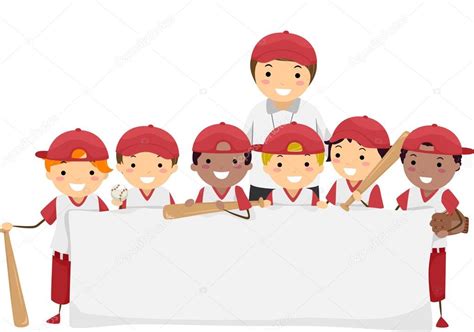 Baseball Team Banner Stock Illustration by ©lenmdp #58949163