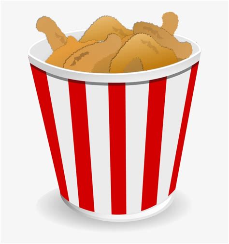 Fried Chicken Clipart Banner Free Library - Fried Chicken Bucket Cartoon - Free Transparent PNG ...