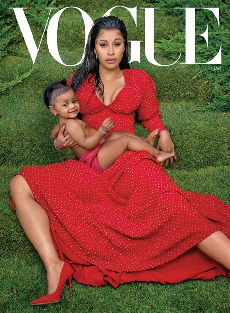 Cardi B Stuns With Baby Kulture On Historic 'Vogue' Cover - Celebrity Bug