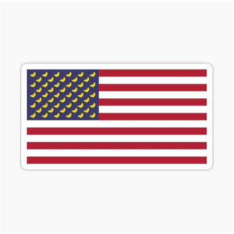 "Banana Republic Flag" Sticker for Sale by Phneepers | Redbubble