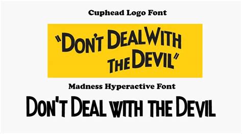 Cuphead Font - Fonts Park