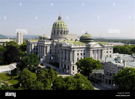 The State Capitol Building at Harrisburg Pennsylvania PA Stock Photo ...