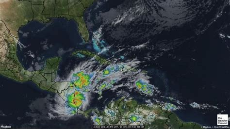 Caribbean Satellite Map | Satellite maps, The weather channel ...