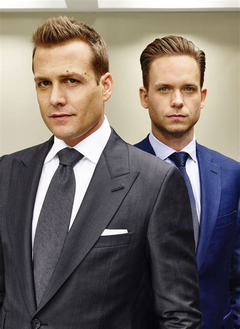 Gabriel Macht as Harvey Specter; Patrick J. Adams as Mike Ross | Suits season, Suits season 5 ...