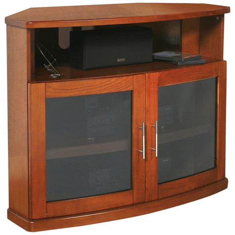 Wood Corner TV Stand in TV Stands