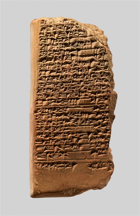 Cuneiform tablet: Old Babylonian balag to the mother goddess Aruru | Work of Art | Heilbrunn ...