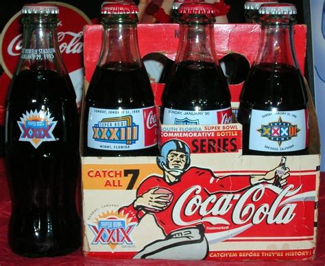 Commemorative Coke Super Bowl Coca Cola by SerendipitysEmporium