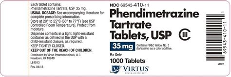 Phendimetrazine Tablets - FDA prescribing information, side effects and ...