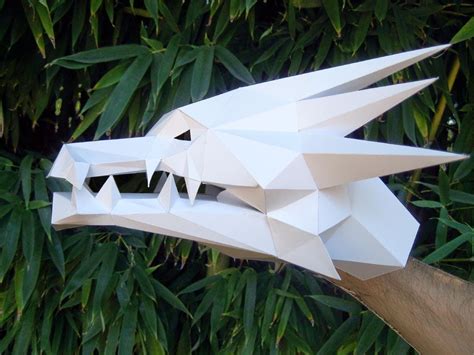 Make Your Own Dragon Hand Puppet with just Paper and Glue