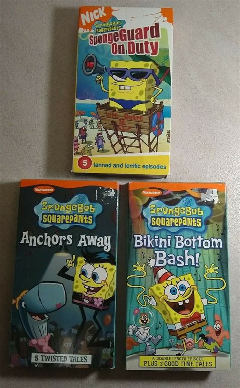 The Spongebob Squarepants Movie Vhs Ebay